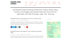 Desktop Screenshot of agungjasacargosurabaya.com